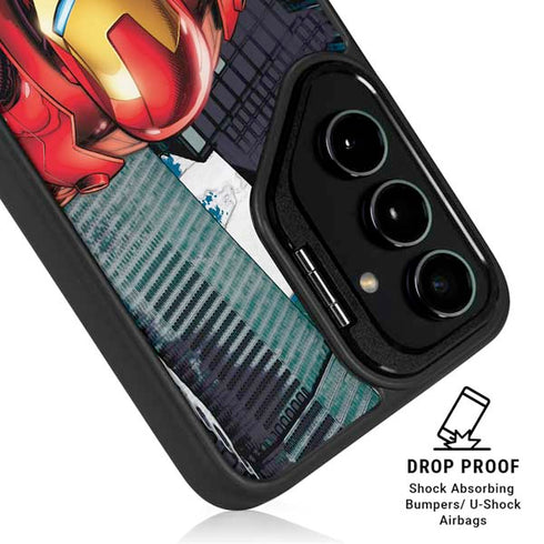 Marvel Avengers Assemble Iron Man Galaxy S24 FE Kickstand Case